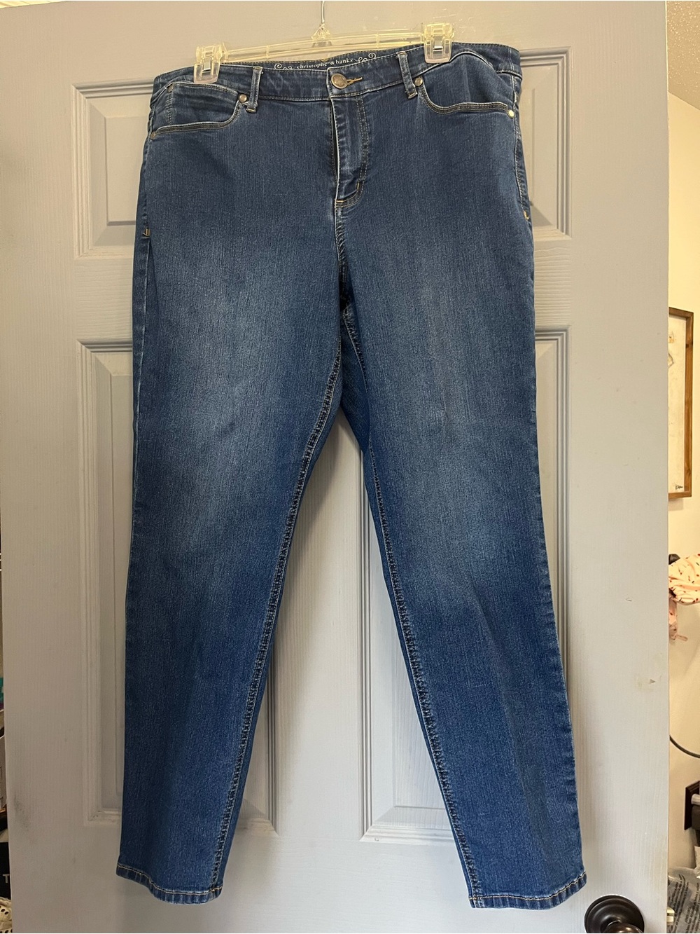 Christopher & Banks Medium Blue Denim Jeans